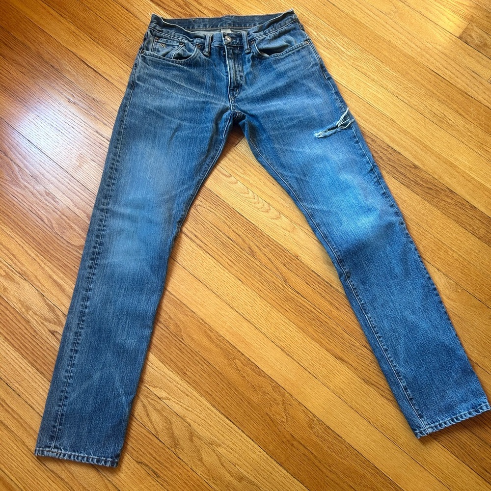 RRL Union Standard Denim Slim Fit Zip Fly 29x32